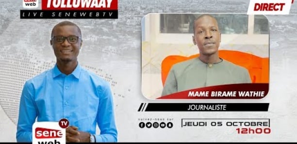 Le journaliste Mame Birame Wathie est l'invité de Tolluwaay