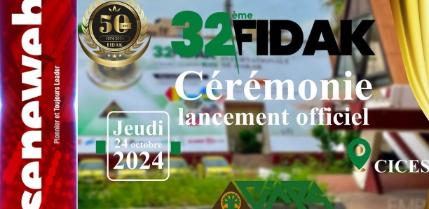 32éme FIDAK: Suivez la cérémonie du lancement Officiel