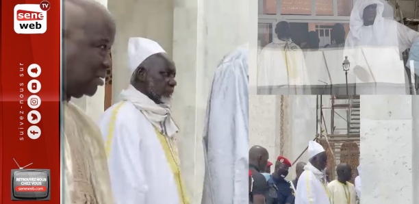 Serigne Moussa Nawel, à la mosquée Massalikul Jinaan pour préparer la visite de Serigne Mountakha