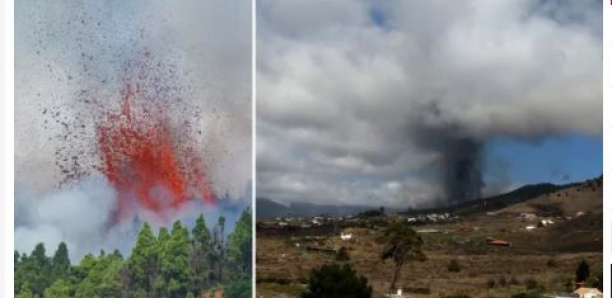 L'éruption volcanique s'intensifie à La Palma, l'île est recouverte de cendres