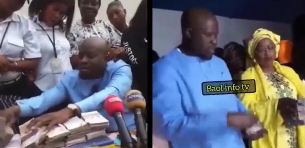 Quand Mamadou Massaly distribue des liasses de billets lors d’une rencontre publique