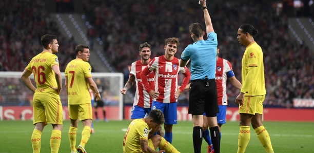 Griezmann marque un doublé puis est expulsé: une première dans l'histoire de la C1
