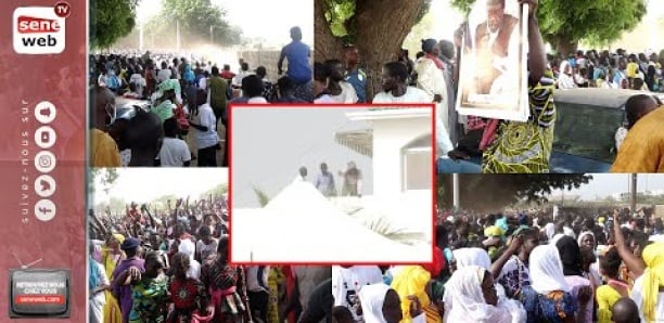 Tivaouane : La foule incontrôlable devant Serigne Moustapha Sy