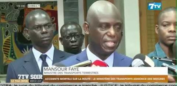 Accidents mortels sur la route: Le ministère des transports annonce des mesures