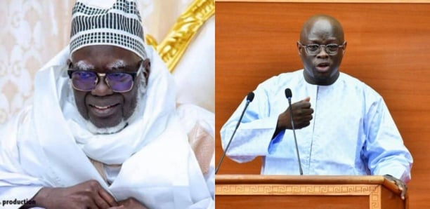 Visite nocturne à Touba : Cheikh Diba reçu par Serigne Mountakha