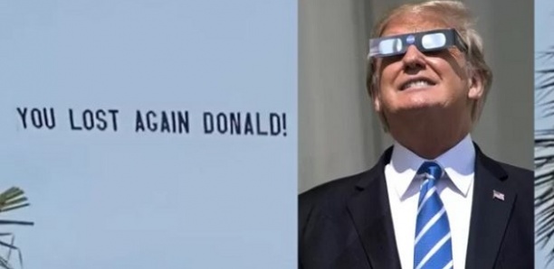 “Tu as encore perdu, Donald!”: un avion avec une banderole anti-Trump survole Mar-a-Lago