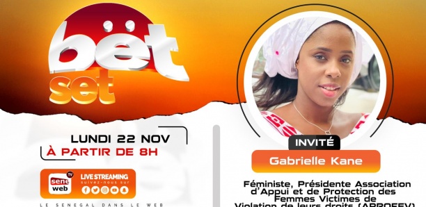 Suivez votre émission matinale Bet Set du 22 Novembre 2021 Invité Gabrielle Kane