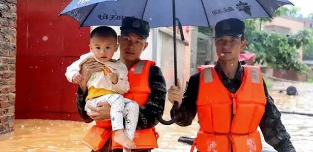 Alerte aux inondations dans une grande partie de la Chine