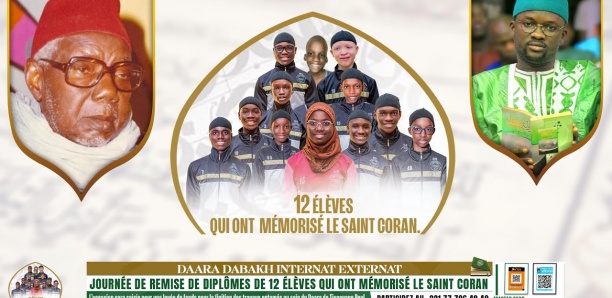 Cérémonie de remise de diplômes Dahara Dabakh de Oustaz Makhtar Sarr