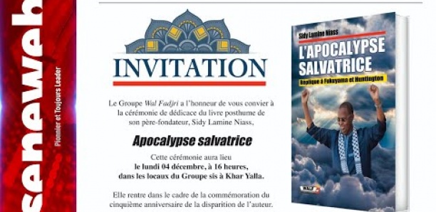 [ DIRECT ] Cérémonie de dédicace livre Sidy Lamine Niass ( Apocalypse Salvatrice)
