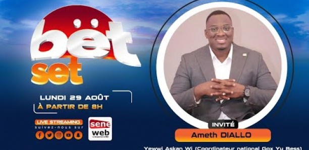 Suivez votre émission matinale Bet Set du 29 Août 2022 Invité Ameth DIALLO