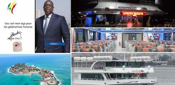 MACKY SALL dote la liaison maritime Dakar-Gorée d’une chaloupe moderne baptisée JOSEPH NDIAYE