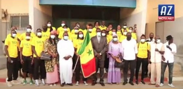 Afrobasket féminin 2021: Les Lionnes ont reçu le drapeau national