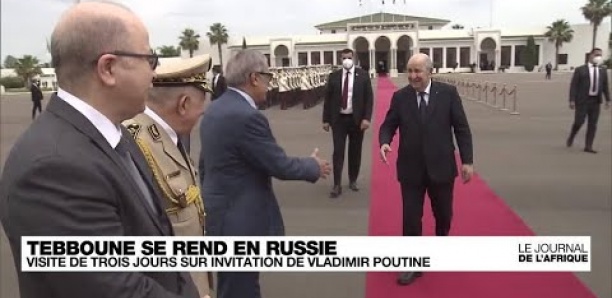 Algérie : le président Tebboune en visite d'Etat en Russie à l'invitation de Poutine