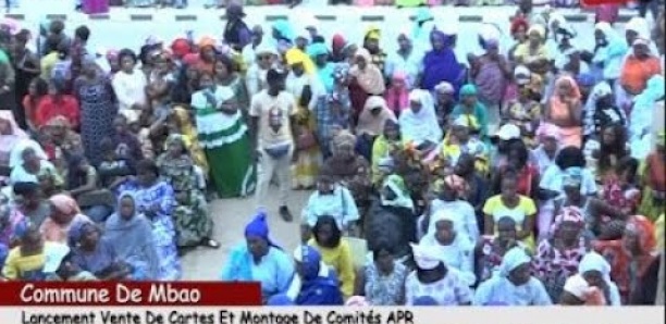 Le Maire de Mbao Abdou Karim Sall débute bien la vente des cartes APR, 1450 Vendues ce Samedi 26