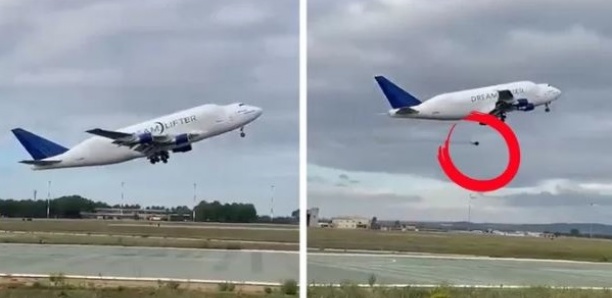 Un Boeing 747 perd une roue au décollage en Italie