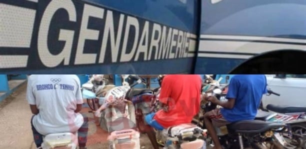 Mbacké-Kaël : Une course illégale de motos Jakarta interrompue, trois conducteurs arrêtés et cagnotte saisie