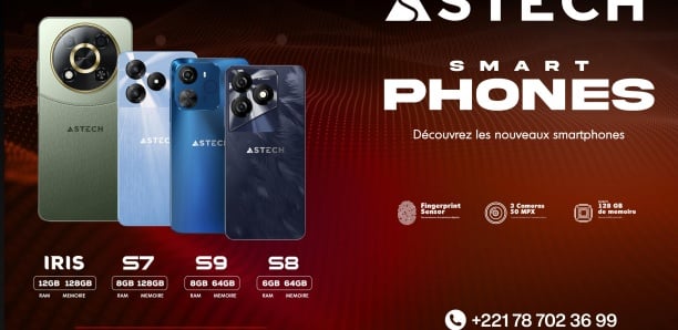 ASTECH entre dans l’ère du mobile avec sa première gamme de smartphones Nouveaux Modèles : IRIS - S9 - S8 -S7