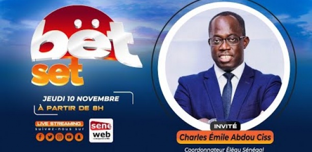 Suivez votre émission matinale Bet Set du 10 Novembre 2022 Invité Charles Émile Abdou Ciss