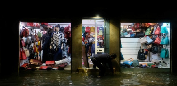 Venise touchée par une marée haute exceptionnelle