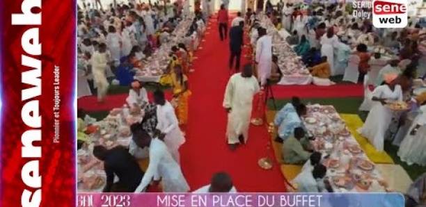 MAGAL 2023 : LE SOMPTUEUX BUFFET DE SOKHNA AIDA SALIOU A MADINATOUL SALAM