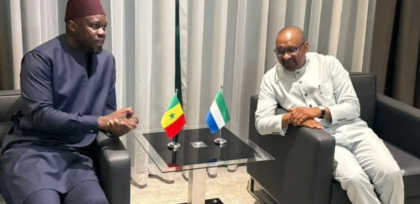 Ousmane Sonko est arrivé à Freetown dans la soirée