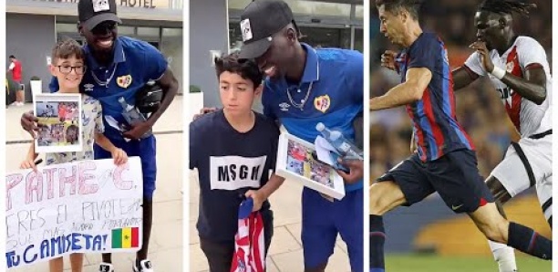 Barcelone rayo vallecano pathé Ciss le frère de saliou ciss nouvelle star du rayo