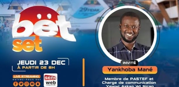 CICES-2022 : Revivez votre émission matinale Bet Set du 23 Décembre 2021 Invité Dr Cheikh Tidiane Dièye