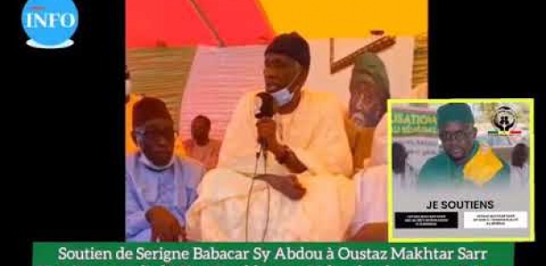 [Vidéo] Soutien de Serigne Babacar Sy Abdou à Oustaz Makhtar Sarr : "Na ñu ko bayi wala lu xéw ñooma…"