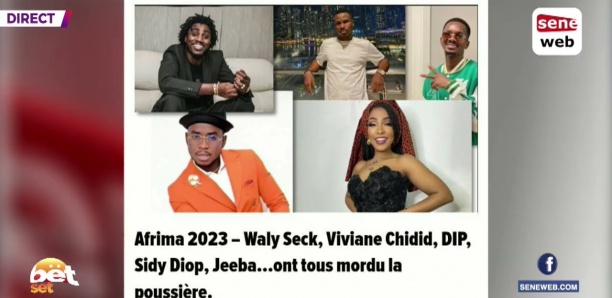 AFRIMA: Wally, Dip, Sidy Diop et Viviane n'ont pas... le problème de Jeeba et les organisateurs.."