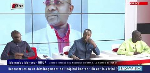 Dr Diouf conteste le déménagement de l’hôpital Le Dantec : " Def faculté de médecine à côte mo Gueune hôtel ..."