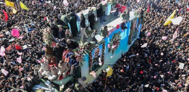 Une bousculade lors des funérailles du général Soleimani fait une trentaine de morts