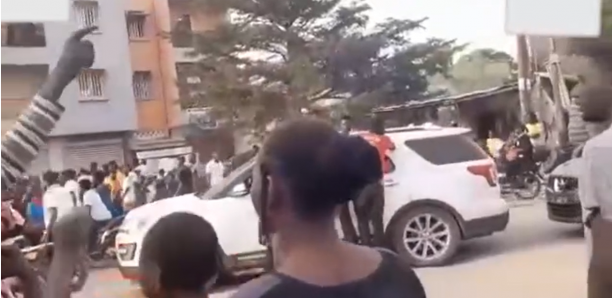 Combat  Modou Lô-Boy Niang 2 : Les images terribles du dérapage d'un véhicule