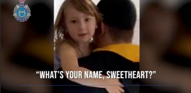 “Je m'appelle Cléo”: voici le moment où Cleo, 4 ans, a été sauvée par la police australienne
