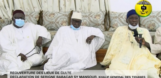Tivaouane - Réouverture des Lieux de Culte : Suivez la déclaration de Serigne Babacar Sy Mansour