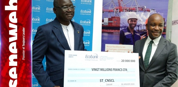 Une enveloppe de 20 millions F CFA dégagée : Ecobank soutient le CNSCL