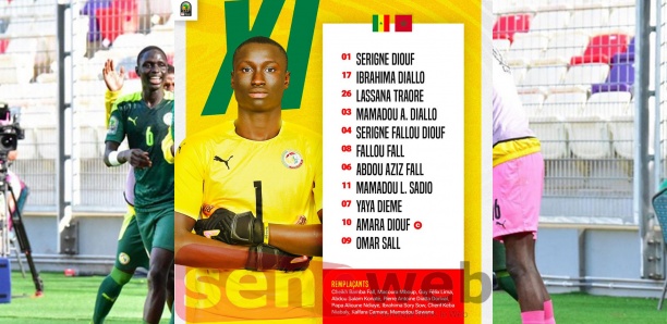 Can U17- Sénégal vs Maroc :Voici le onze sénégalais
