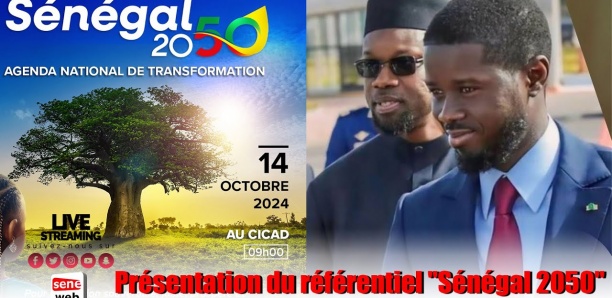 Suivez la présentation du référentiel "Sénégal 2050"