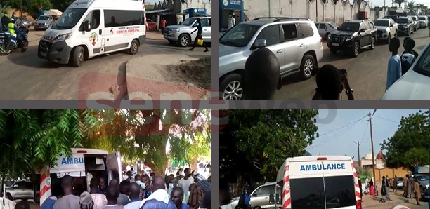 [VIDÉO] TOUBA : Arrivée du cortège funèbre de Alioune Badara Cissé