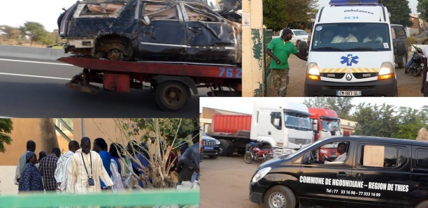 Les images de l'évacuation des dépouilles de Thilala et Cie, de Khombole à Dakar