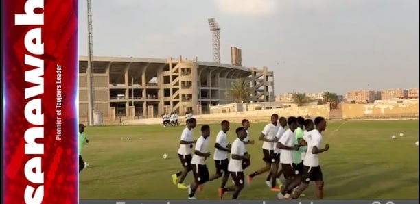 Can U20 : Séance d’entraînement des lions avant le choc SÉNÉGAL VS GHANA