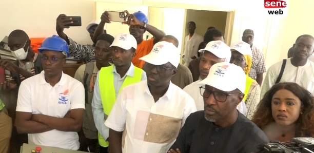 Thiès : Le DG de l'Onas Mamour Diallo visite le bassin d’épuration de Sampathé et la station de Keur Saib