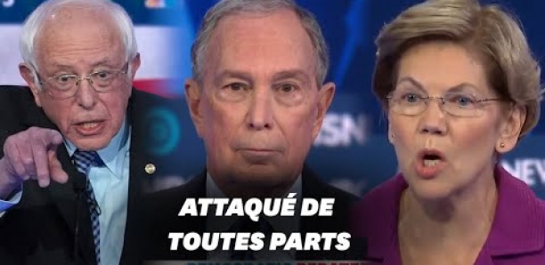 Michael Bloomberg, à son 1er débat démocrate, a été attaqué de toutes parts