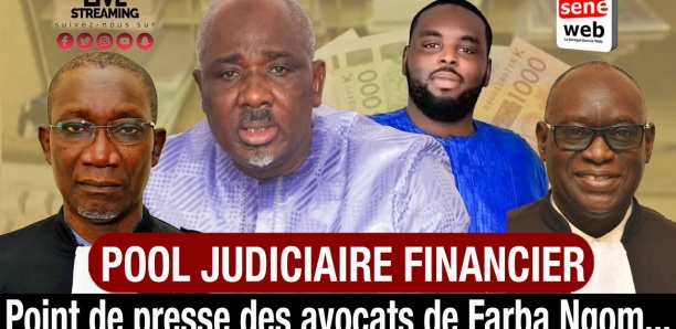Suivez le point de presse des avocats de Farba Ngom
