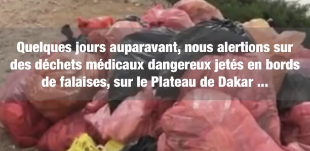 Alerte : Incroyable ! Déchets de soins médicaux sur des plages de Dakar