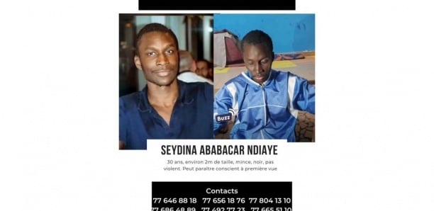 Disparition inquiétante de Seydina Ababacar Ndiaye : sa famille lance un appel à la mobilisation pour le retrouver