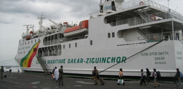 Coronavirus : Un cas suspect dans le bateau Aline Sitoé Diatta, les passagers confinés