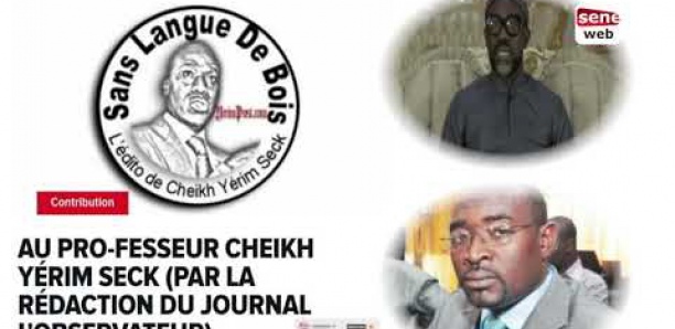 Sambou Biagui : "Si la brouille entre Cheikh Yérim et "L'Obs" persiste..."
