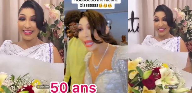 Viviane Chidid fête son 50e anniversaire sur le thème des années 70