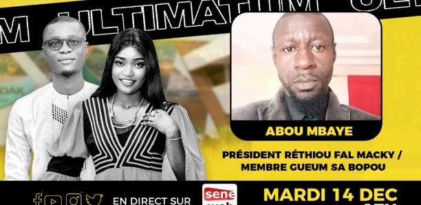 Indépendance de la justice, Manifestations à l'UCAD: Abou Mbaye (Reccu Fal Macky) se prononce dans Ultimatum